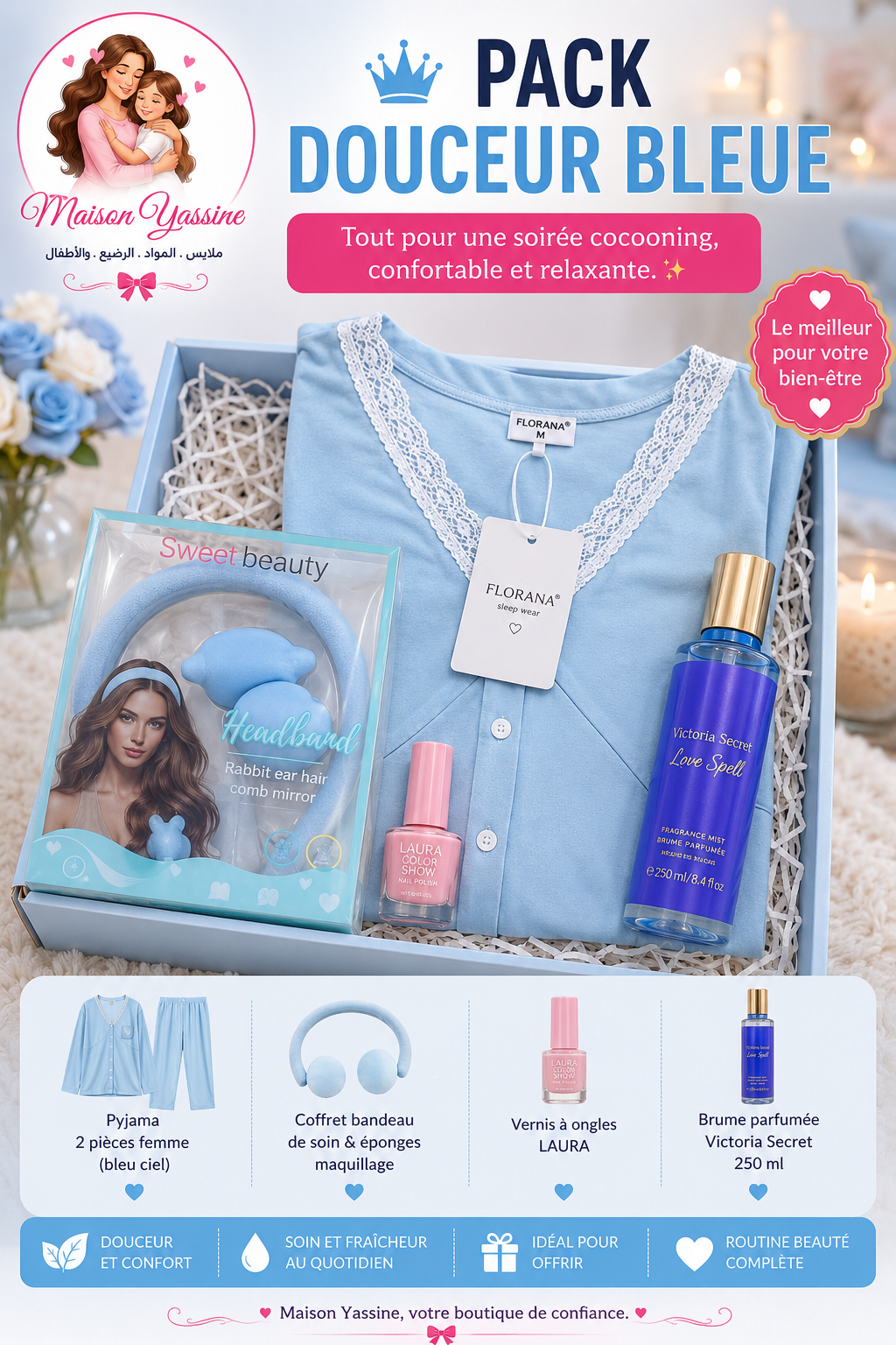 pack douceur bleue Élégance pack douceur bleue Élégance