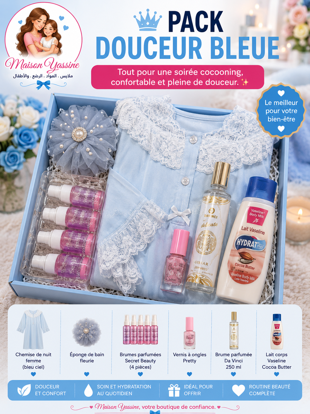 pack douceur bleue premium pack douceur bleue premium
