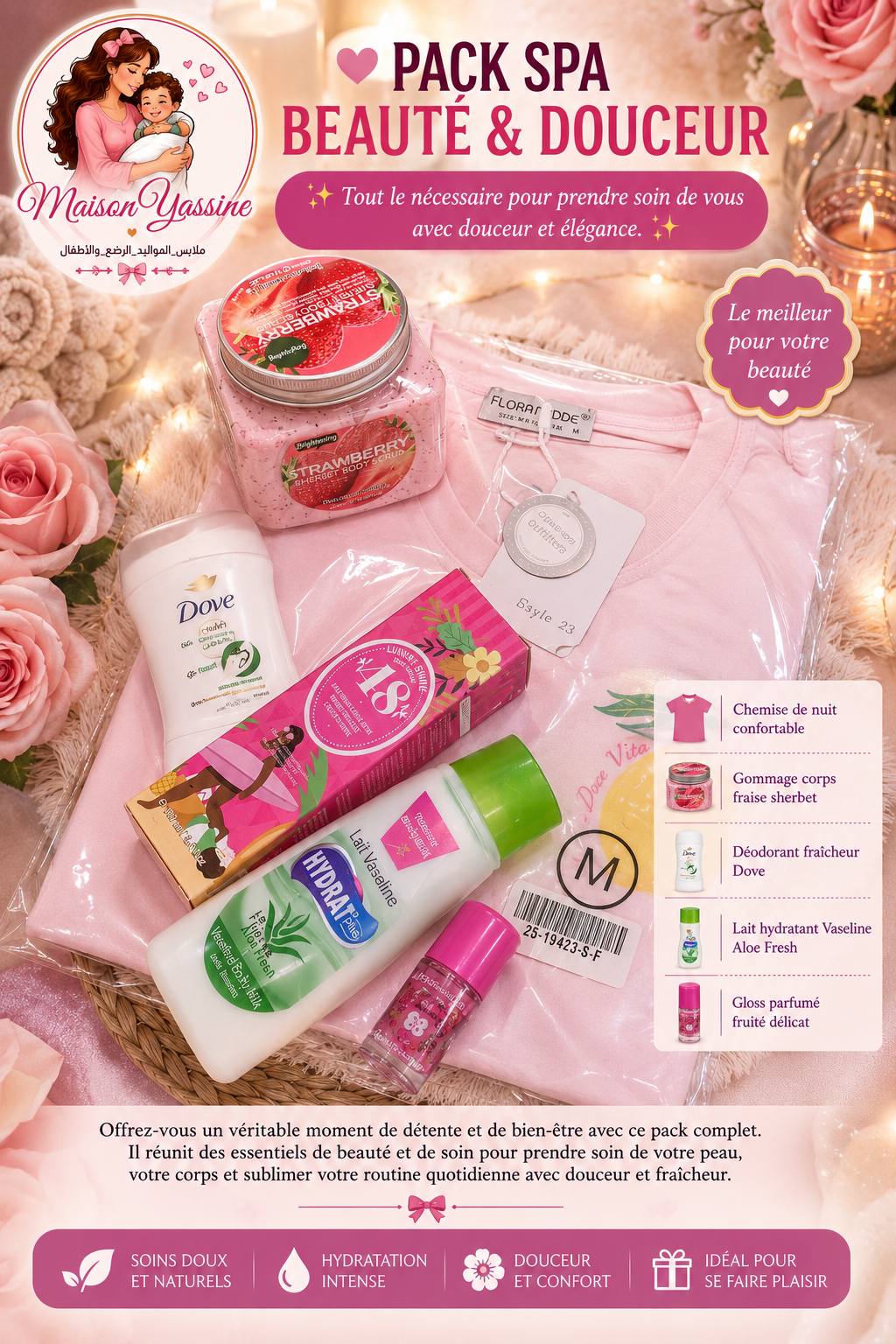 pack routine beauté rose pack routine beauté rose