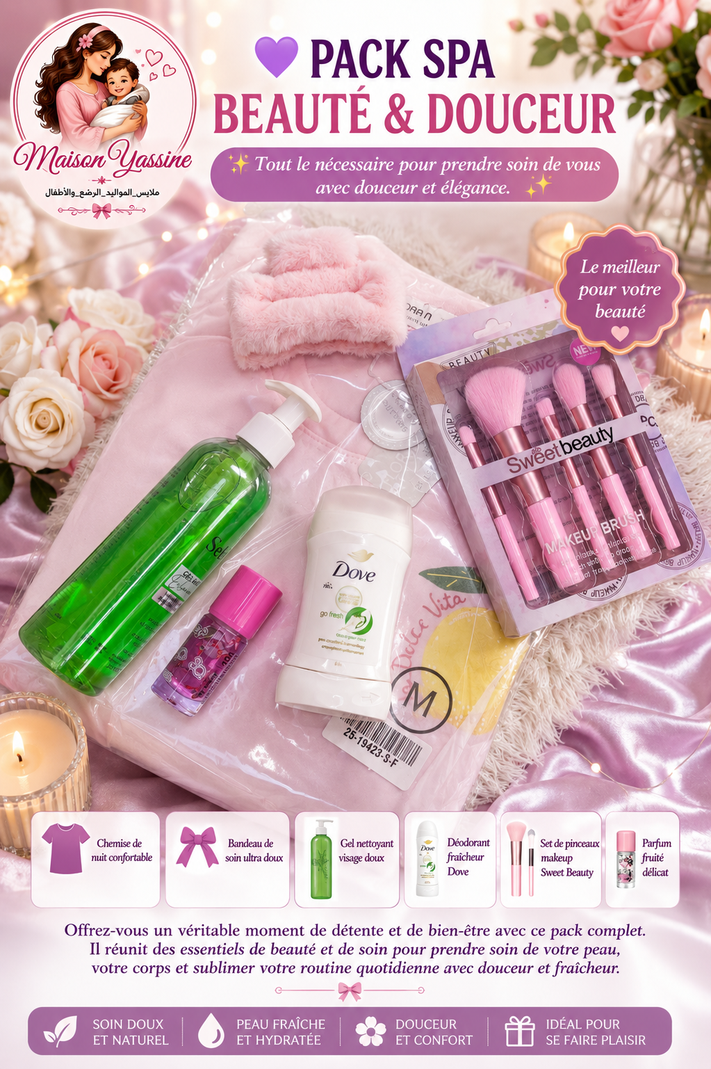 pack spa beauté rose pack spa beauté rose
