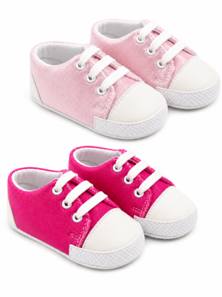 Paire de Chaussons Bébé Fille 