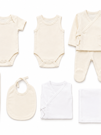 Pack Naissance 10 Pièces Beige  (0-3mois)