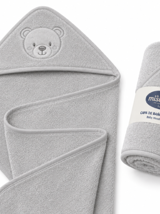 Serviétte de Bain Bébé  – Gris