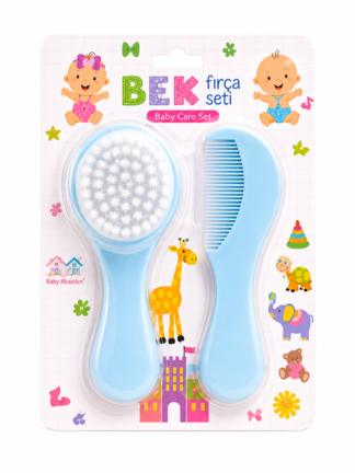 Set Brosse Bleu