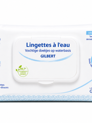 Lingettes à l'eau